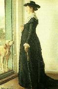 Michael Ancher portraet af min hustru Sweden oil painting artist